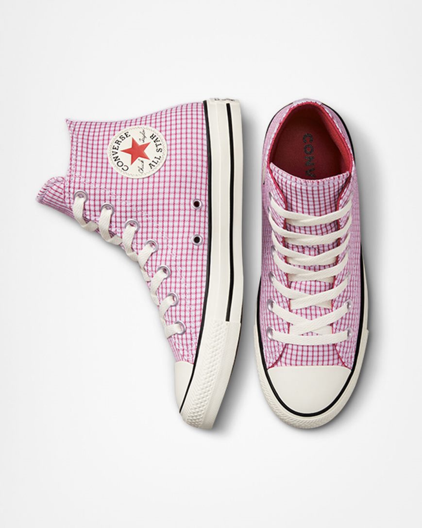 Tenisky Vysoke Converse Chuck Taylor All Star Checkered Panske Nachový | SK IFQZK8